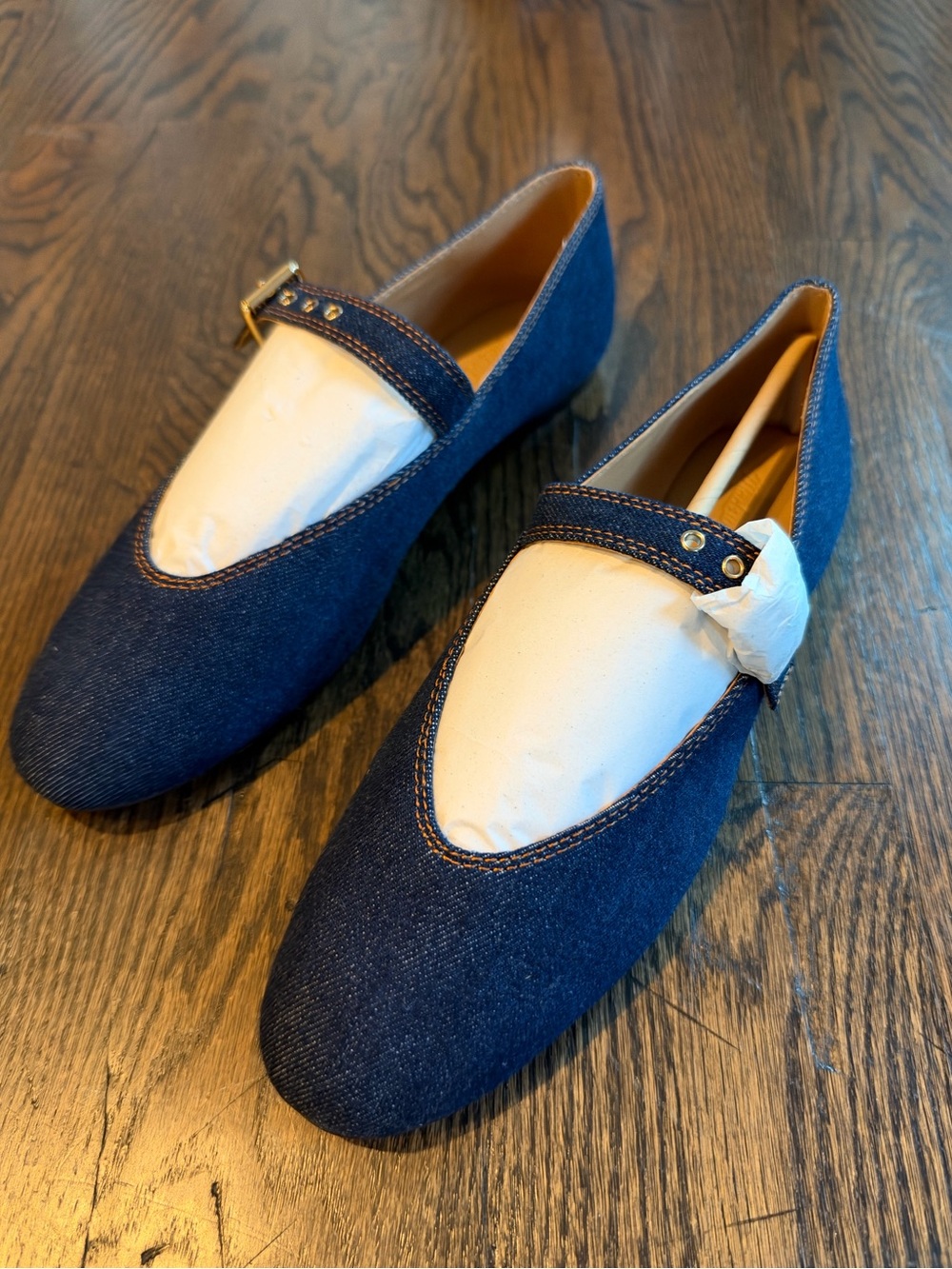 NEW Madewell Denim Mary Jane Flats
